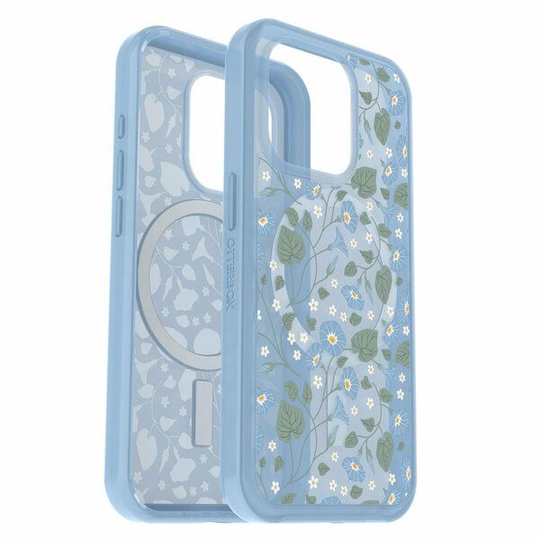 Otterbox Symmetry Plus Clear Magsafe Case For Apple Iphone 15 Pro , Dawn Floral 77-93039